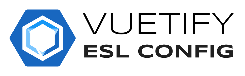 Vuetify ESLint Config Logo